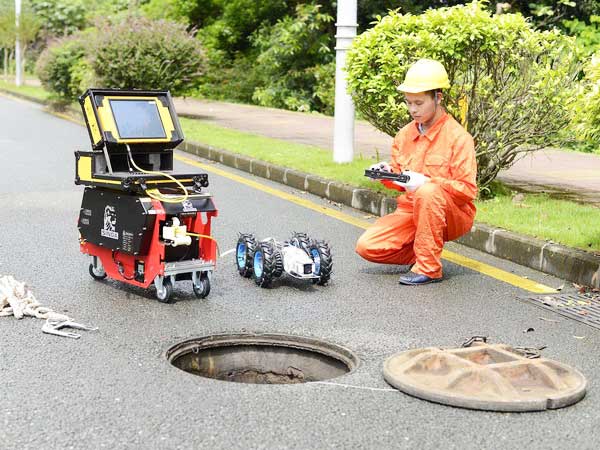 育才镇管道机器人检测