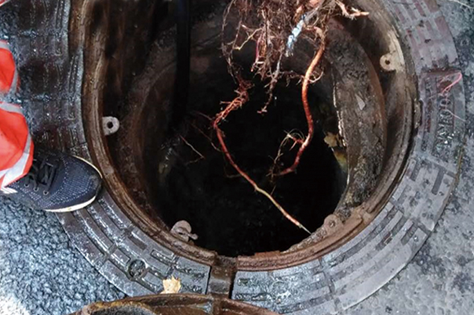 育才镇管道预处理